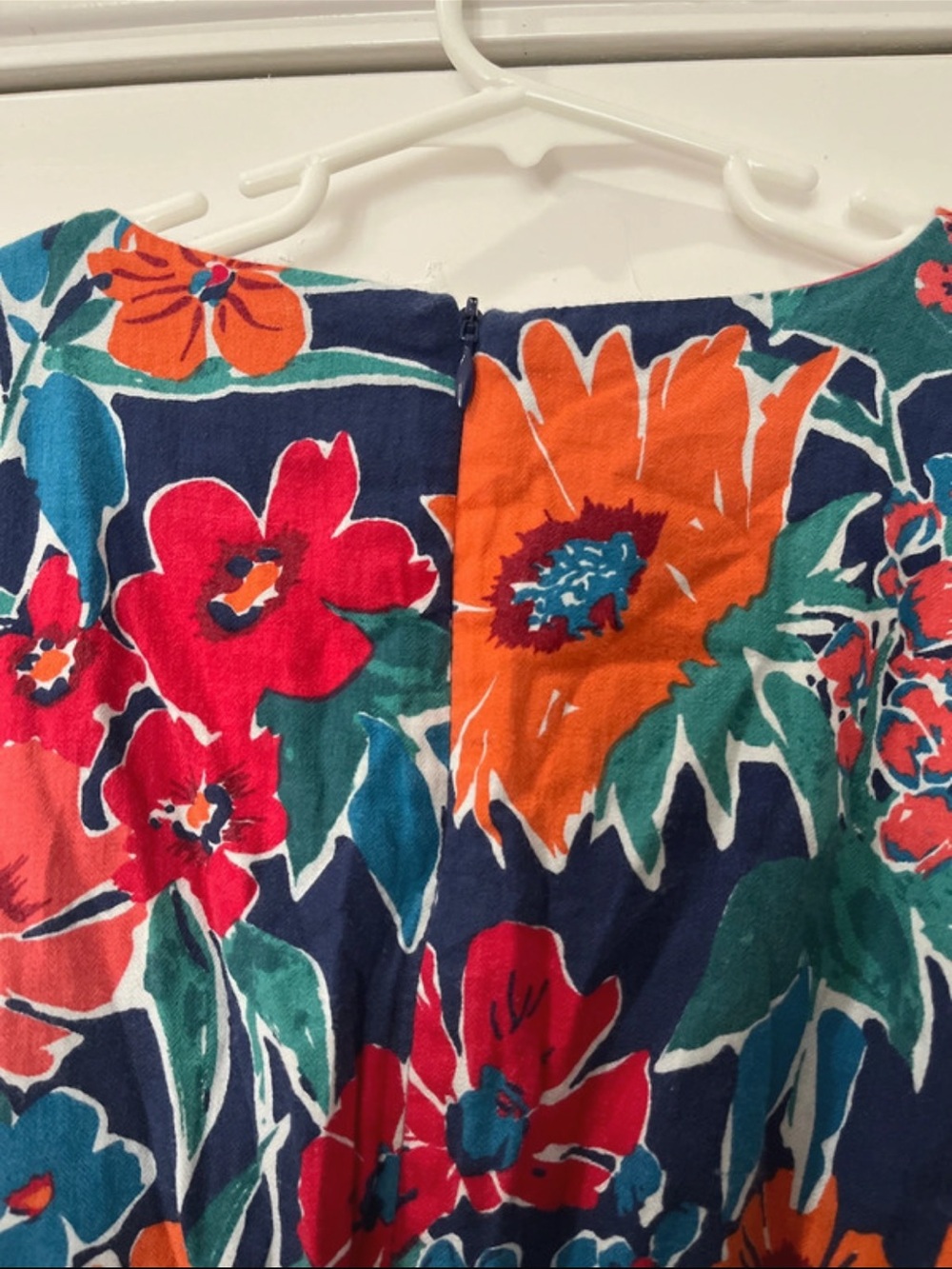 John Lewis Floral Flower Dress Vibrant Colors - Picture 3 of 3